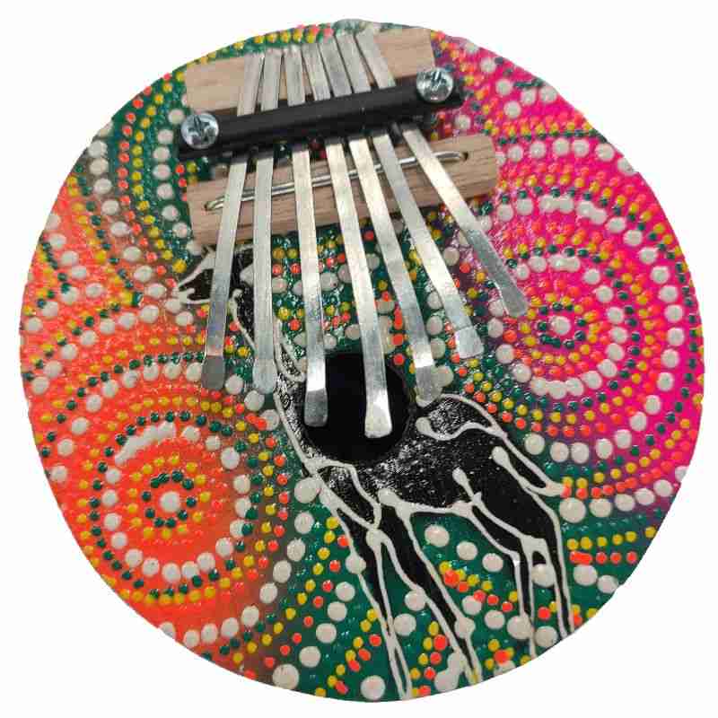 Marimba, Kalimba, Karimba aka Thumb Piano. 7 Notes, Made from a Coconut!